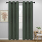 Easy-Going Blackout Curtains for Bedroom, Solid Thermal Insulated Grommet and by Easy-Going