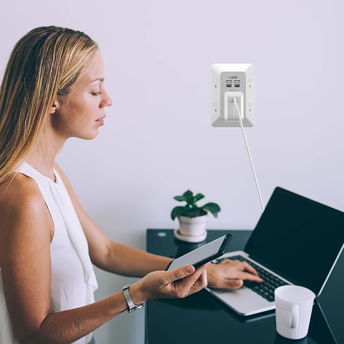 Outlet Extender, Surge Protector Outlet - Image 4
