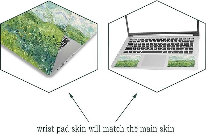 Laptop Skin Sticker Decal, Decorative Waterproof Removable - Image 2
