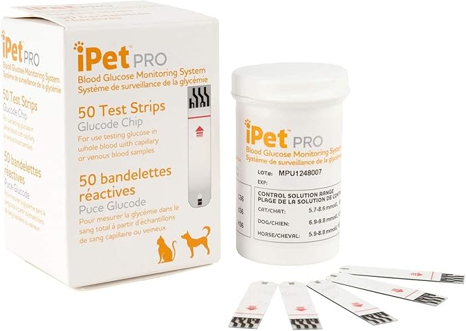 iPet PRO Blood Glucose Test Strips by UltiCare