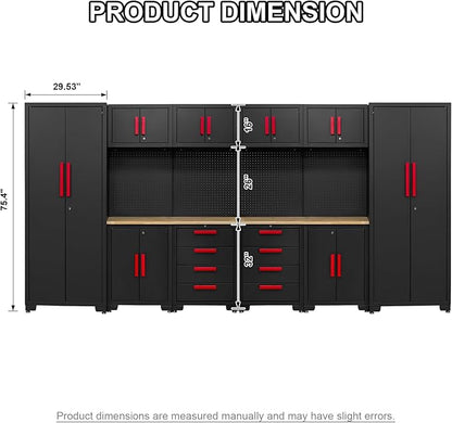 Garage Storage Cabinet System, Cabinet Drawers, Pegboard - Image 3