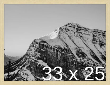 Frame It Easy 33 x 25 Wheat Wood Frame by FrameItEasy