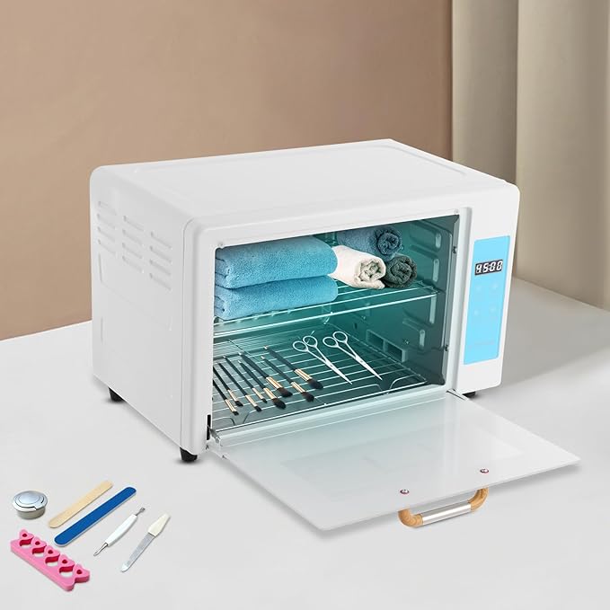 6 Gal Capacity Multi-Functional Nail Cleaner Box, 110V 230W U-V Light - Image 3