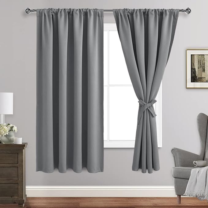 JIUZHEN Blackout Curtains for Bedroom by JIUZHEN