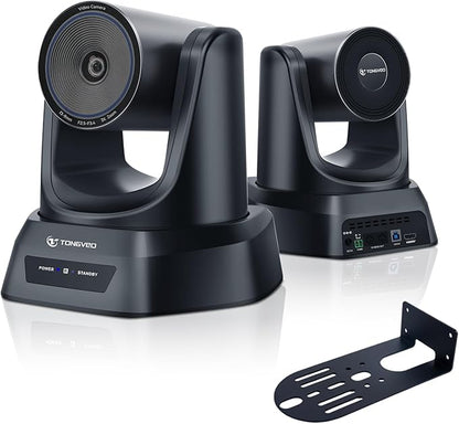 TONGVEO 3X Optical Zoom PTZ Camera AI Auto-Tracking HDMI USB 3.0 1080P 60fps by TONGVEO