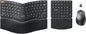 ProtoArc Ergonomic Keyboard Mouse, EKM04 2.4GHz USB Wireless Ergo Keyboard by ProtoArc