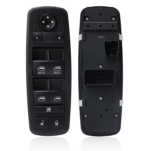 WUANGKI Master Power Window Switch Front Left Driver Side | 3+0 Pins | by Wuangki