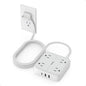 Surge Protector Power Strip, TESSAN Ring Pull Flat Plug Extension Cord 10 Ft by TESSAN