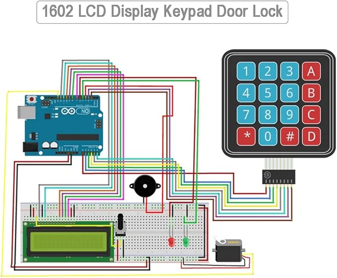DIYmalls 1602 LCD Display Module DC 5V 16x2 White Character Blue Backlight - Image 6