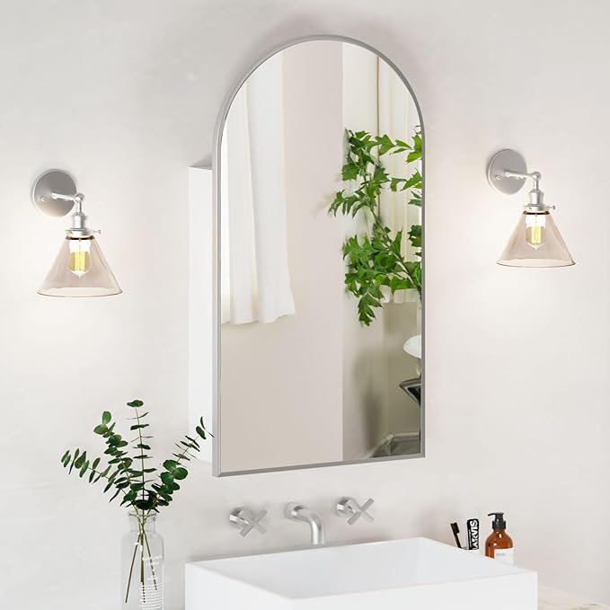 Arched Medicine Cabinets with Mirror, Medicine Cabinet - Image 6