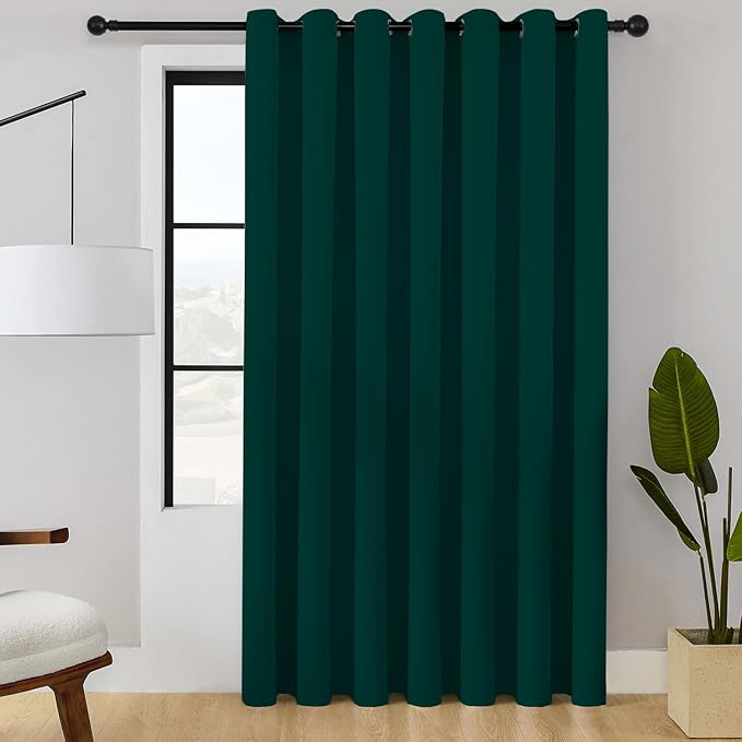ChrisDowa Room Divider Curtain 84 Inches Long, Wide Blackout Sliding Door by ChrisDowa