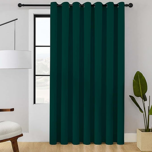ChrisDowa Room Divider Curtain 90 Inches Long, Wide Blackout Sliding Door by ChrisDowa