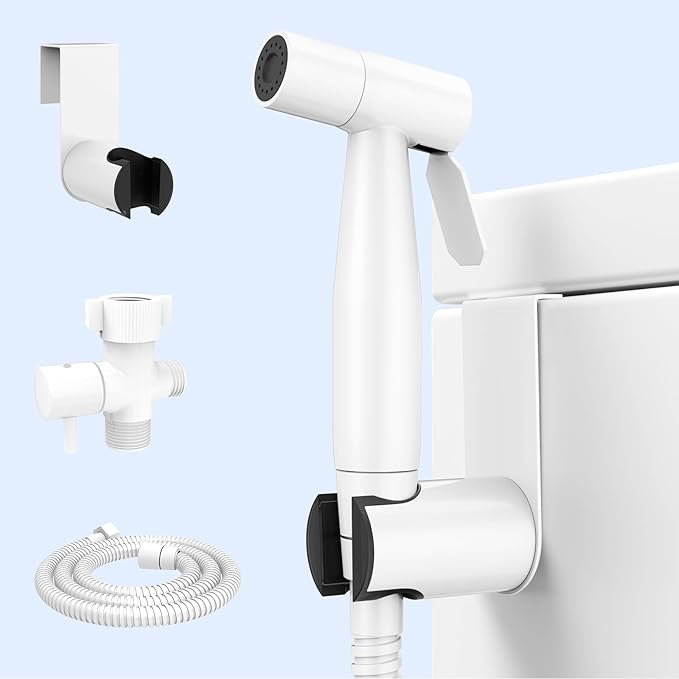 Arofa Bright White Bidet Sprayer by AROFA