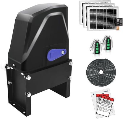 TOPENS DKC1100S Solar Sliding Gate Opener Chain Drive Automatic Gate Motor by TOPENS