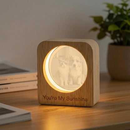 Yijhpbc Custom 3D Crystal Photo Night Light Personalized Photo Crystal Ball - Image 6