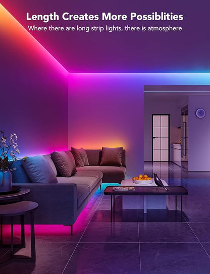Govee RGBIC LED Strip Lights, 65.6ft Smart LED Lights - Image 4