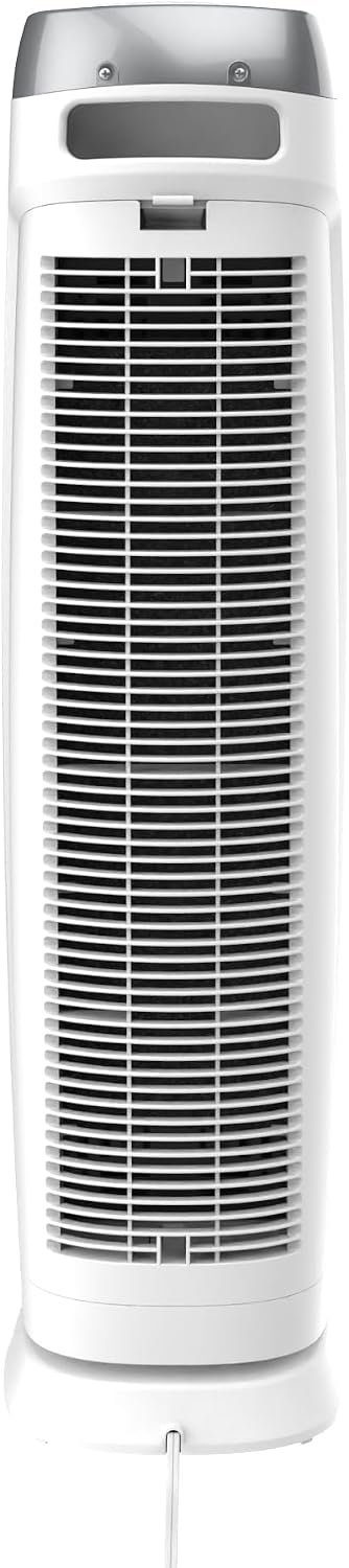 germguardian air purifier with genuine hepa 13 pet, front angle view