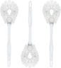 LOLA Toilet Bowl Brush w/Curved Head, 3 Pack, Coated Wire, Durable Poly Bristles by LolaProducts