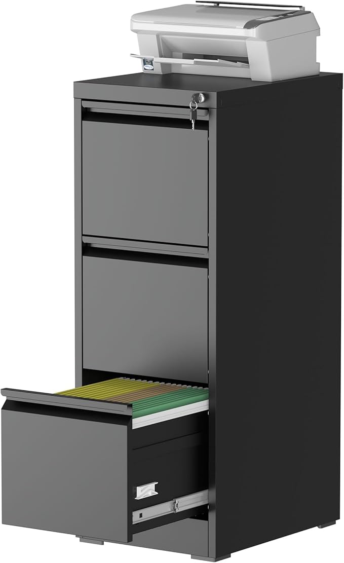 3 Drawer Vertical File Cabinet by Unknown
