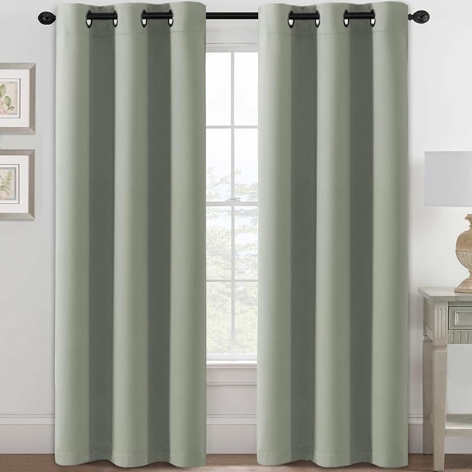 H.VERSAILTEX Blackout Curtains for Bedroom Thermal Insulated Room Darkening by HVERSAILTEX