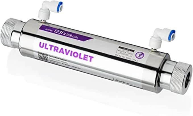 iSpring UVF11A UV Ultraviolet Light Water Filter by iSpring