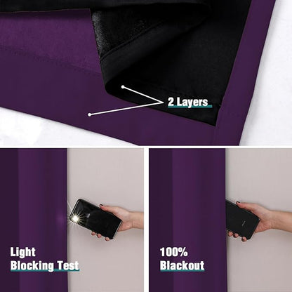 ChrisDowa 100% Blackout Curtains - Image 4