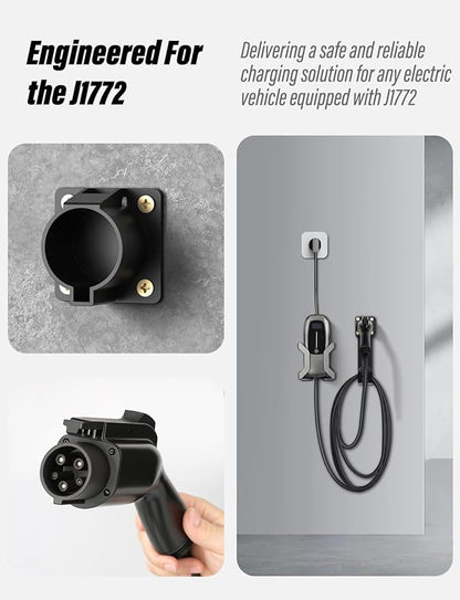 BMZX EV Charger Holder J1772, Wall Mount Kit - Image 3