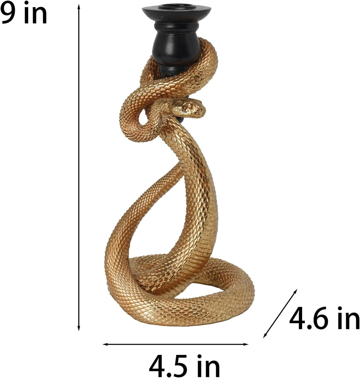 Guichifun Snake Candle Stick Holder Halloween Decoration