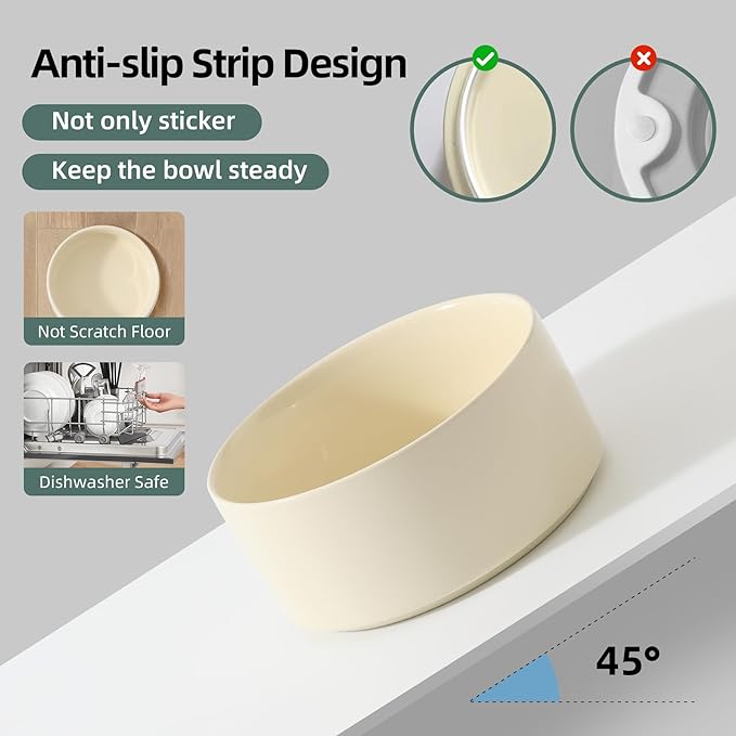 Ceramic 6.1inch Raised Dog Bowl - Image 3