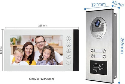 ANJIELO SMART Wired Video Multifamily Apartment Intercom System, - Image 3