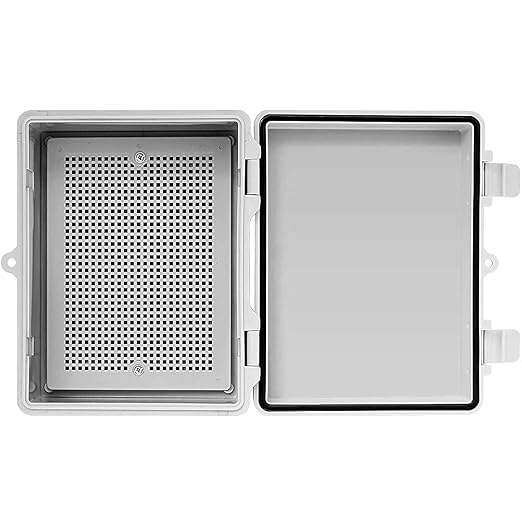 Co. ABS 6.6" x 8.7" x 4.3" Waterproof IP67 Hinged Electronics Box - Image 3