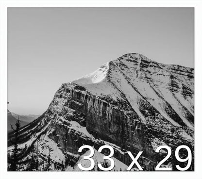Frame It Easy 33 x 29 White Wood Frame by FrameItEasy