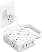 35W Fast Charging SUPERDANNY 4-Outlet 4-USB Power Strip by SUPERDANNY