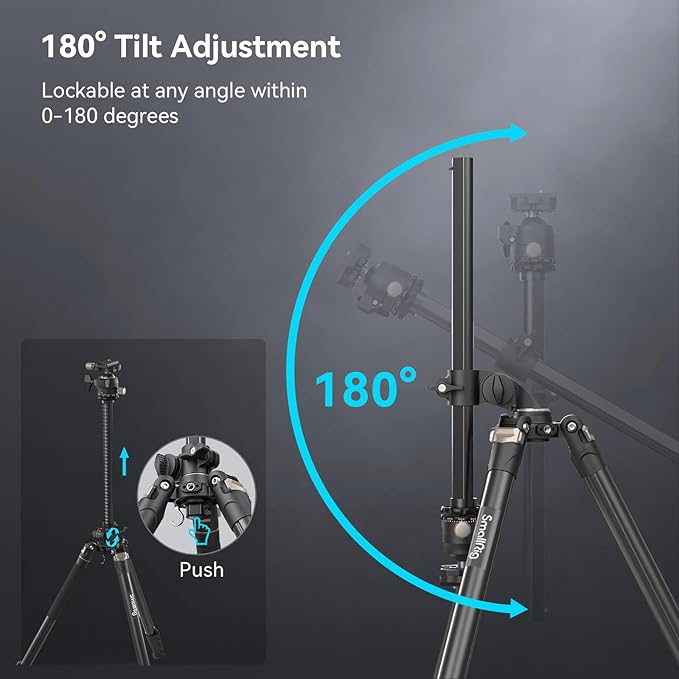 SmallRig CT200 72.8"/200cm Horizontal Overhead Tripod - Image 2