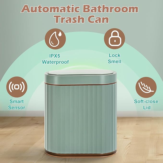 ELPHECO Bathroom Trash Can - Image 6