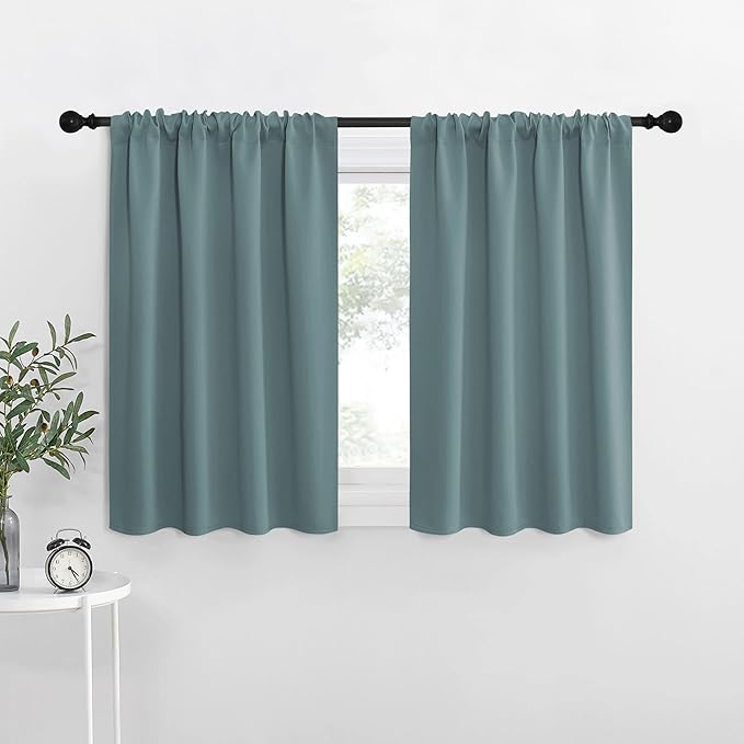 NICETOWN RV Blackout Curtains for Camper Windows, Kitchen Curtains, Short by NICETOWN