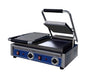 Globe GSGDUE10 Bistro Electric Countertop Smooth Panini Double Grill by GlobeHealthProducts