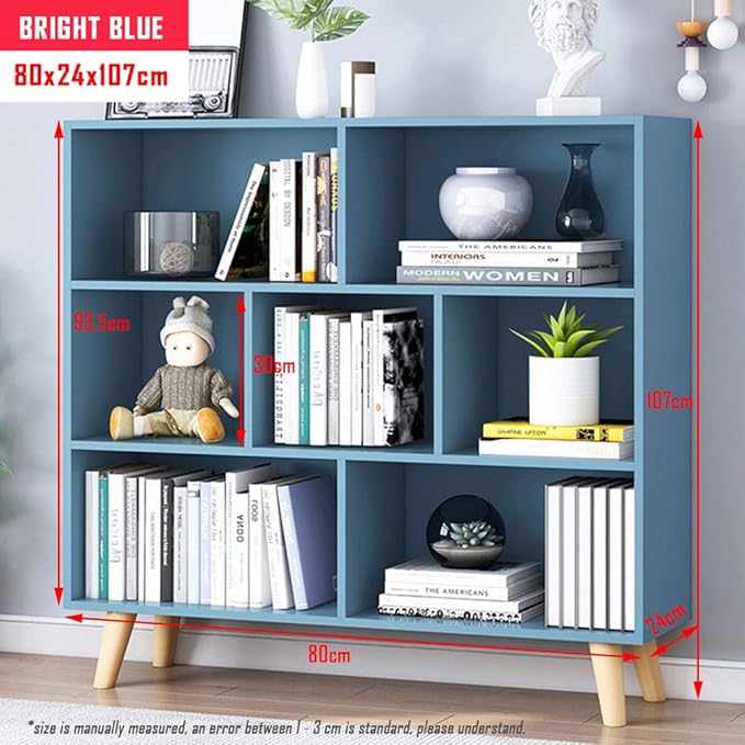 IOTXY Wooden Open Shelf Bookcase - Image 2