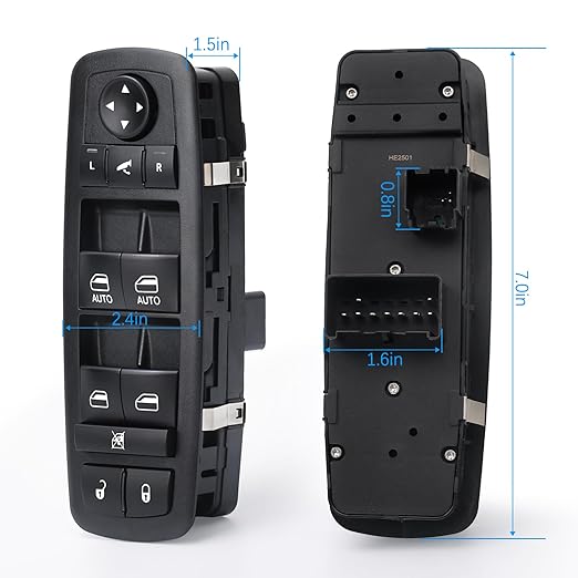 WUANGKI Power Master Window Switch | Front Driver Side | 9+3 Pins | Compatible - Image 2