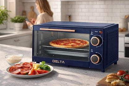 9L Toaster Oven, Small Countertop Electric Oven 750W, 60-Min Timer Auto Shut-Off - Image 4