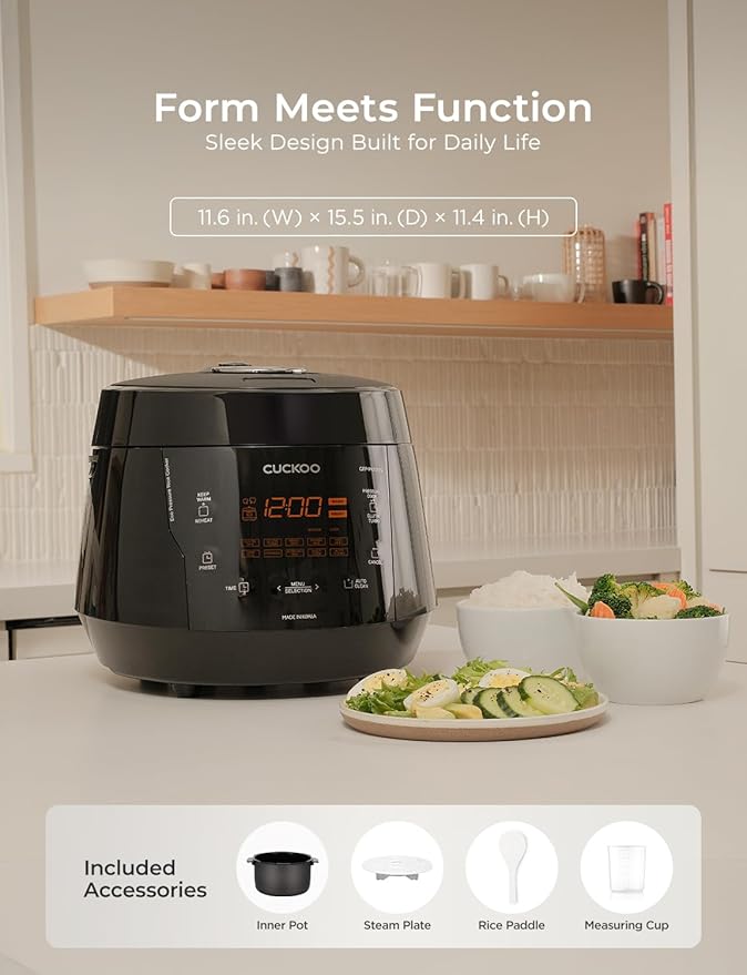 CUCKOO High Pressure Rice Cooker 10-Cup Uncooked / 20-Cup Cooked - Image 8