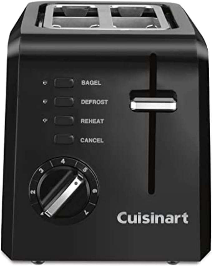 Cuisinart CPT-122BK 2-Slice Compact Plastic Toaster by Cuisinart