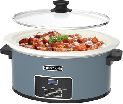 HOMECOOKIN 8-Quart Programmable Slow Cooker by HOMECOOKIN
