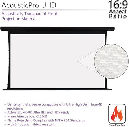 Elite Screens Saker Tab-Tension AcousticProUHD RC1 Kit, Acoustically Sound - Image 7