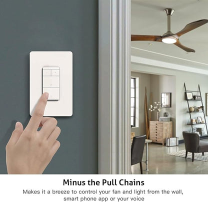 TREATLIFE Smart Ceiling Fan Control and Dimmer Light Switch, 2.4GHz WiFi Only - Image 8