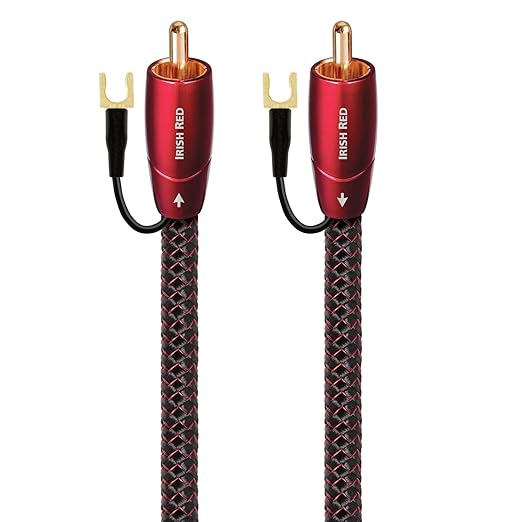 AudioQuest 2m Irish Red RCA Audio Cable Black by AudioQuest