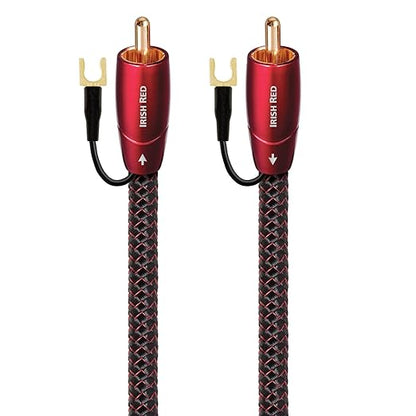 AudioQuest 5m Irish Red RCA Low-Frequency Subwoofer Audio Interconnect Nylon by AudioQuest