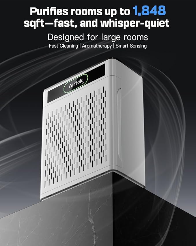 Air Purifiers for Home Large Room Up to 1848sq.ft, Airtok Air purifier for Home - Image 9