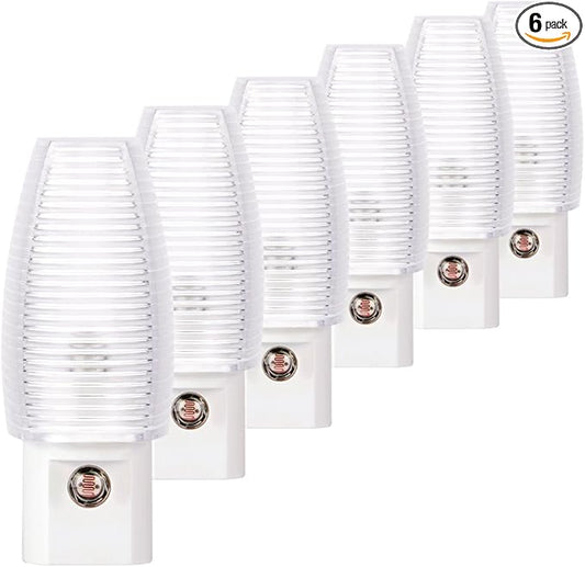 Emotionlite Plug in Night Light, Warm White LED Nightlight, Dusk to Dawn Sensor by Emotionlite