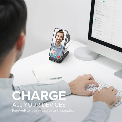Wireless Charging Station, 3 in 1 Fast Wireless Charger Stand - Image 2